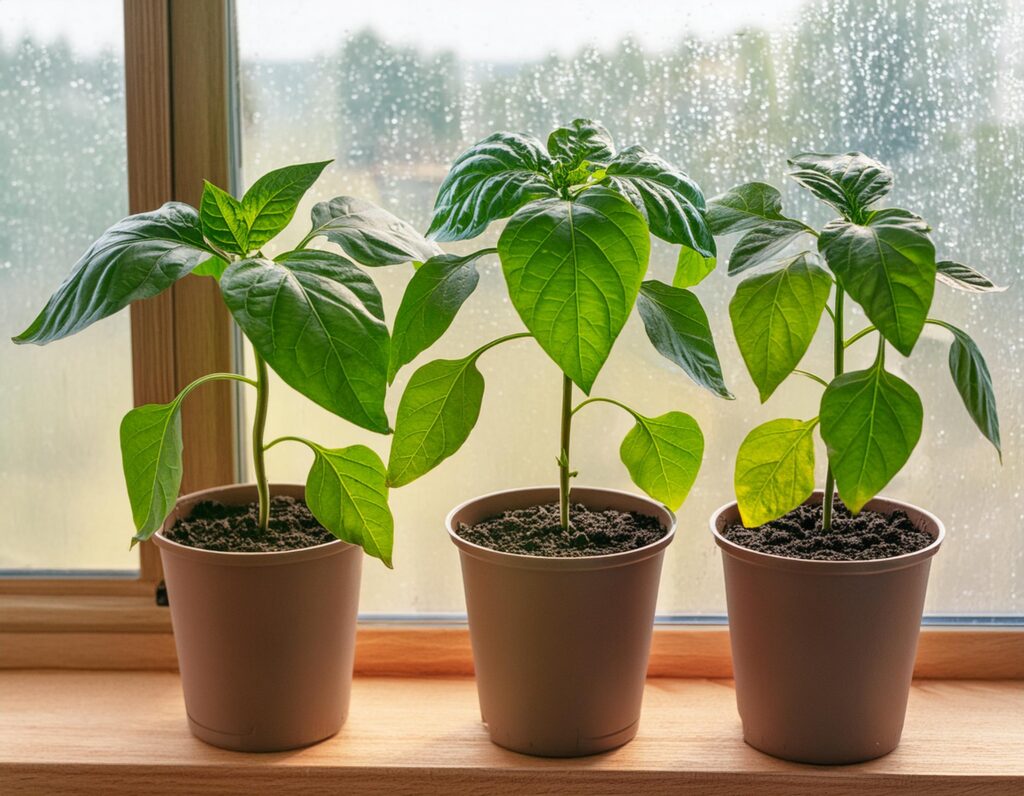 Capsicum plants